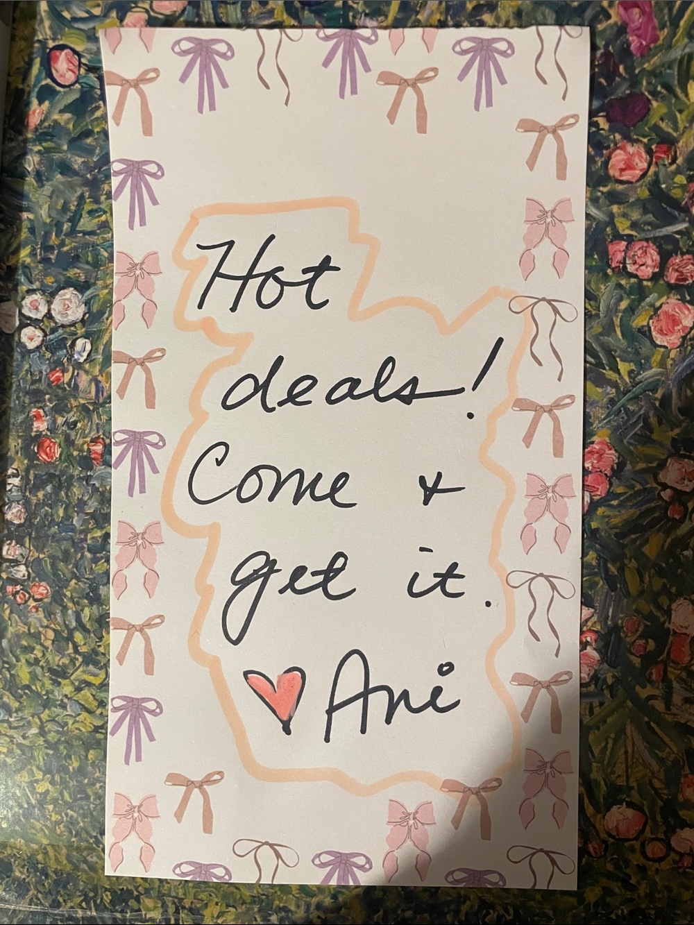 Hot deals! Come and Get it!